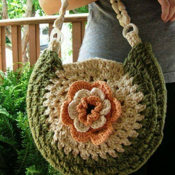 Tulip handbag crochet - Picture 2 of 2